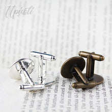 Load image into Gallery viewer, Triceratops Fossil Cufflinks - 11pixeli
