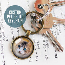 Load image into Gallery viewer, Personalized Pet Photo Keychain
