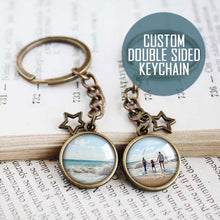 Load image into Gallery viewer, Personalized Double Sided Keychain
