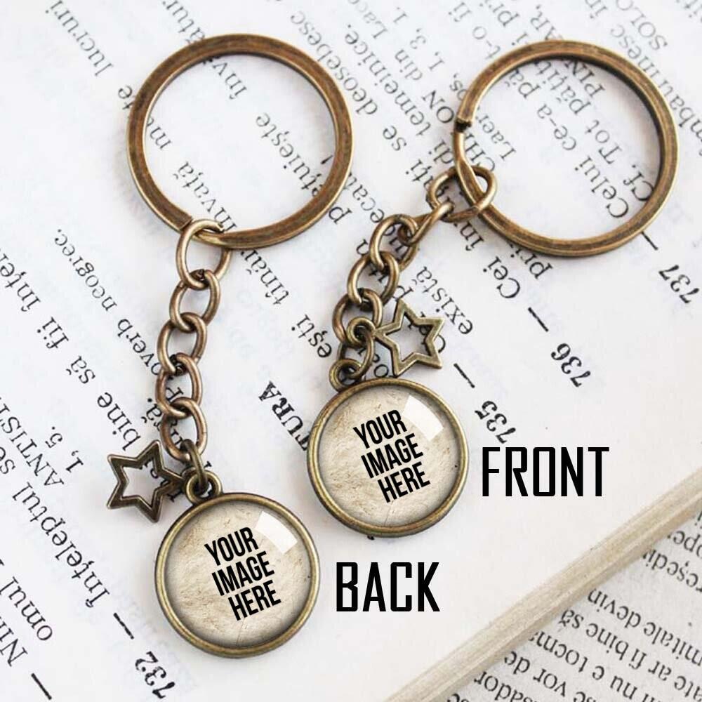 Personalized Double Sided Keychain