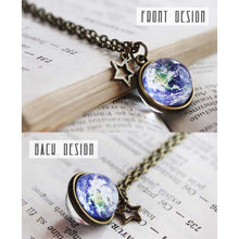 Load image into Gallery viewer, World Map Globe Necklace Pendant - 11pixeli
