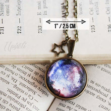 Load image into Gallery viewer, Galaxy Necklace Outer Space Globe Necklace - 11pixeli
