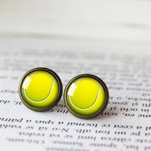 Load image into Gallery viewer, Tennis Ball Earrings
