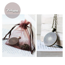 Load image into Gallery viewer, Book Stack Necklace, Library Gifts - 11pixeli
