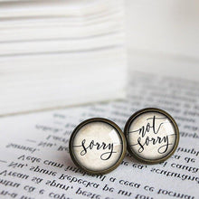Load image into Gallery viewer, Sorry Not Sorry Earrings - 11pixeli
