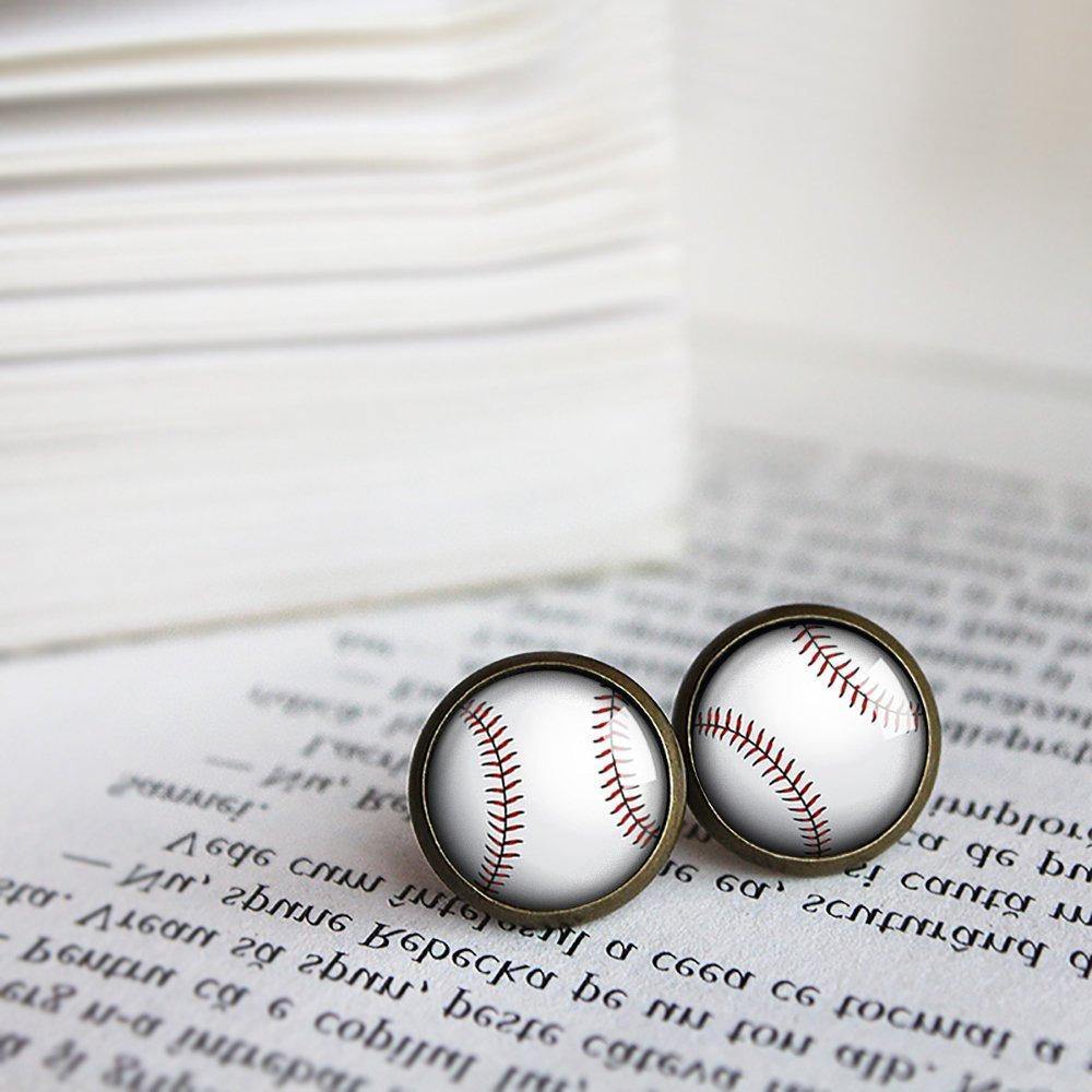 Baseball Earrings, Sports Earrings, Baseball Jewelry, Sports Jewelry, Baseball Gifts, Sports Gifts - 11pixeli