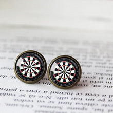 Load image into Gallery viewer, Darts Board Game Earrings - 11pixeli
