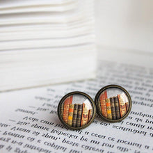 Load image into Gallery viewer, Library Book Stack Earrings - 11pixeli
