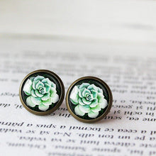 Load image into Gallery viewer, Succulent Earrings - 11pixeli
