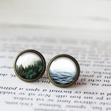 Load image into Gallery viewer, Sea and Mountains Earrings - 11pixeli
