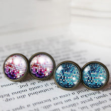 Load image into Gallery viewer, Disco Ball Earrings - 11pixeli
