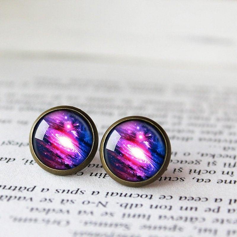 Rainbow Galaxy Earrings - 11pixeli