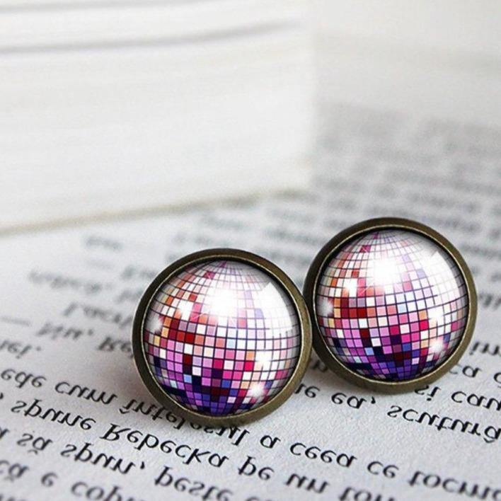 Disco Ball Earrings - 11pixeli