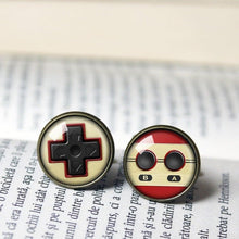 Load image into Gallery viewer, Video Games Cufflinks, Gamer cufflinks, cufflinks for gamer, Computer Games, Mens cufflinks, Gaming gifts, Gift for Gamer, Gift for Him
