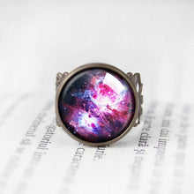 Load image into Gallery viewer, Purple Galaxy Ring - 11pixeli
