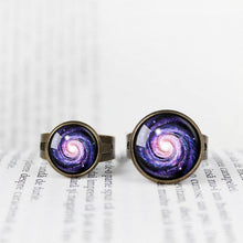 Load image into Gallery viewer, Purple Galaxy Ring - 11pixeli

