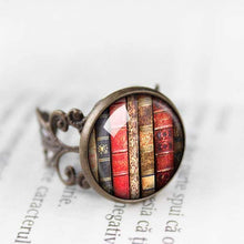 Load image into Gallery viewer, Book Lover Ring - 11pixeli
