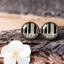 Load image into Gallery viewer, Piano Stud Earrings - 11pixeli
