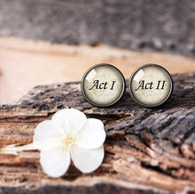 Load image into Gallery viewer, Act I &amp; Act II Theatre earrings - 11pixeli

