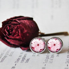 Load image into Gallery viewer, Cherry blossom Stud Earrings - 11pixeli
