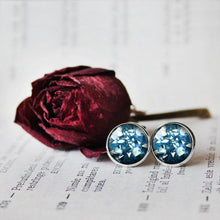 Load image into Gallery viewer, Purple Blue Amethyst Earrings - 11pixeli
