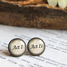 Load image into Gallery viewer, Act I &amp; Act II Theatre earrings - 11pixeli
