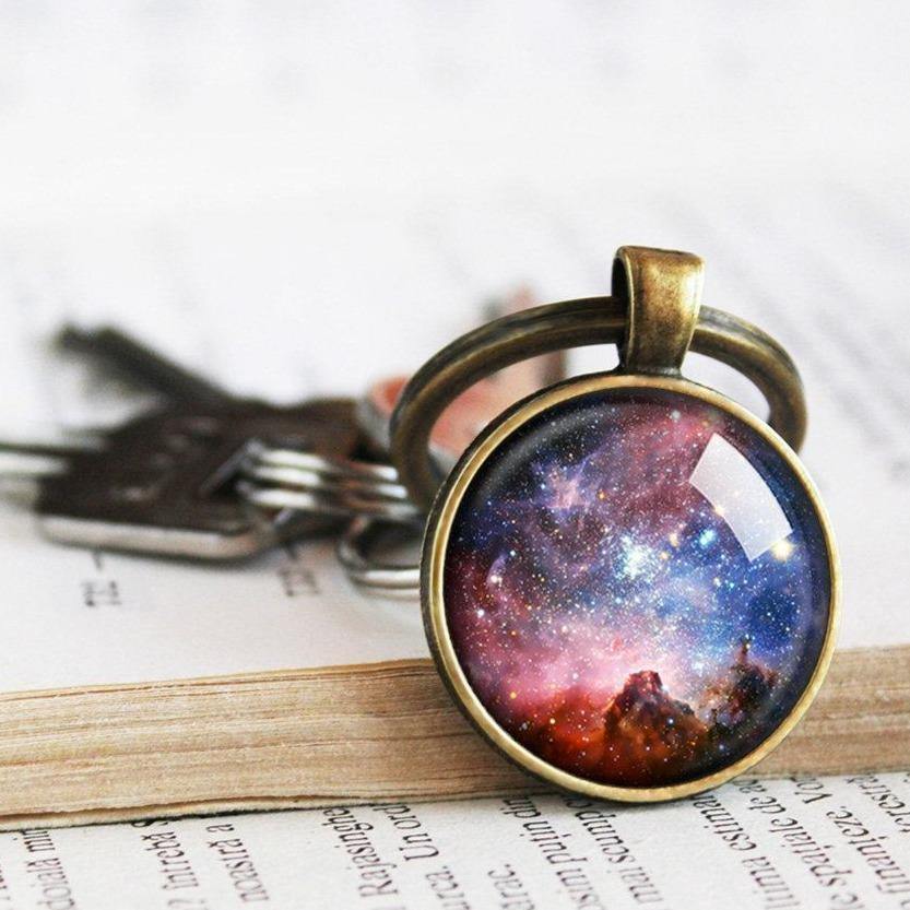 Galaxy Outer Space Keychain - 11pixeli